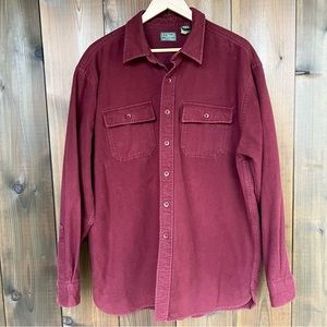 L.L. Bean Mens Shirt 100% Cotton Made in U.S.A.